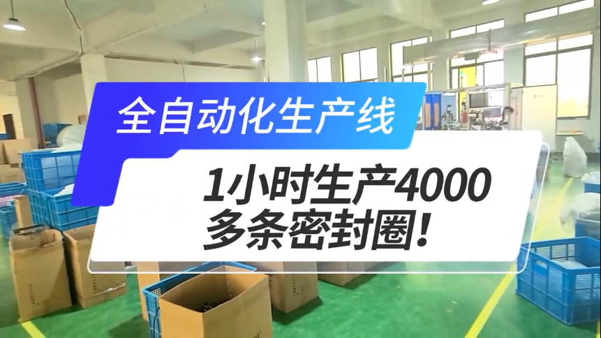 「视频」密封圈粘接机全自动生产線(xiàn)，1小(xiǎo)时生产4000多(duō)条密封圈！